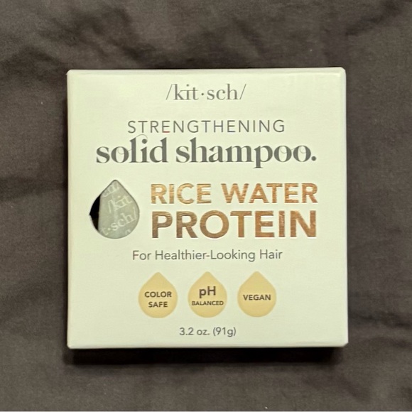 Kitsch Rice Water Protein Solid Strengthening Shampoo/Heatless Curling Set - NIB - Picture 2 of 8